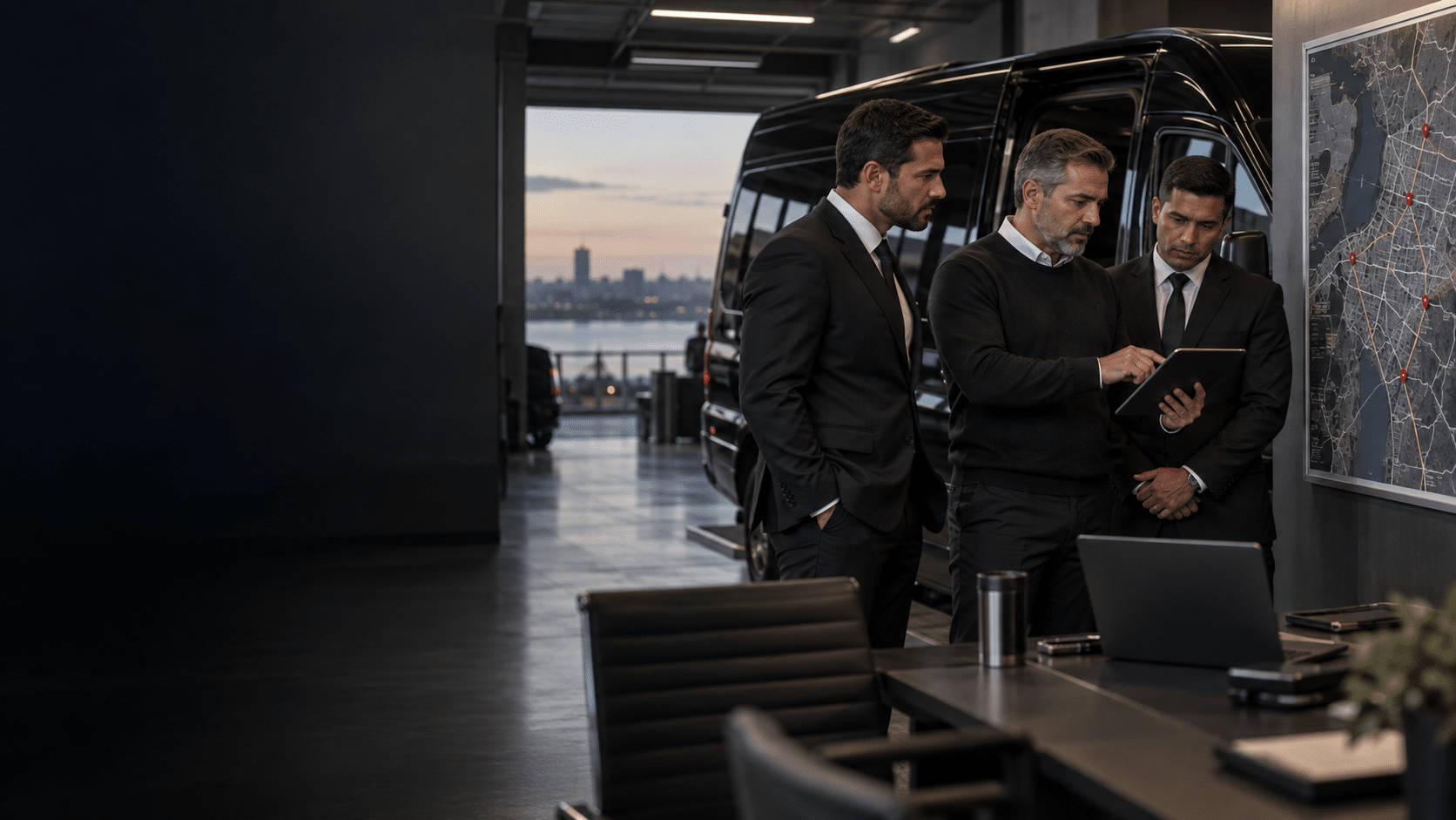Planejamento operacional da Porto Executive para transporte executivo